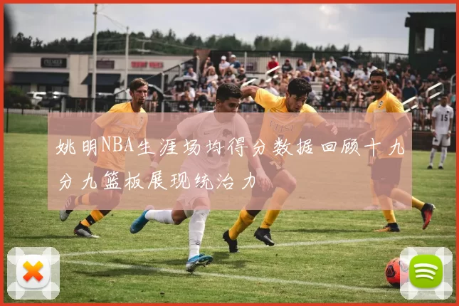 姚明NBA生涯场均得分数据回顾十九分九篮板展现统治力