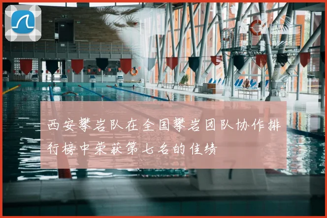 西安攀岩队在全国攀岩团队协作排行榜中荣获第七名的佳绩