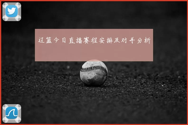 辽篮今日直播赛程安排及对手分析